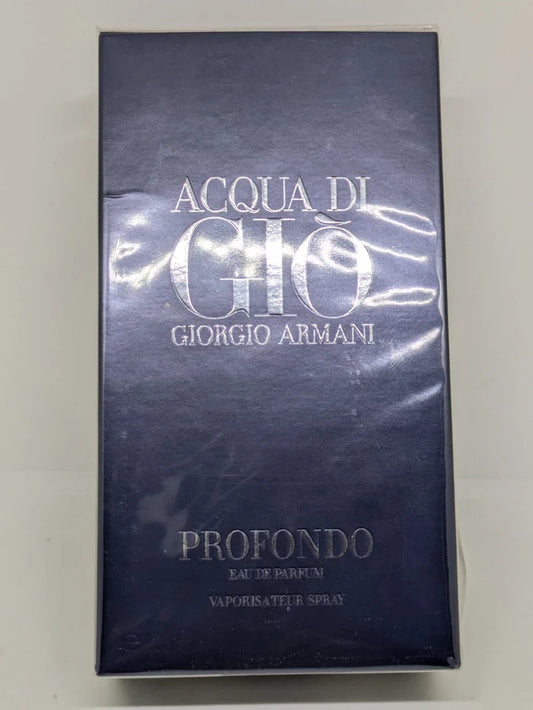 Acqua Di Gio Profondo by Giorgio Armani 4.2 oz Parfum Cologne for Men New In Box