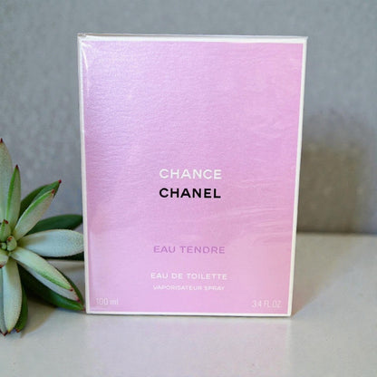 CHANEL Chance Eau Tendre Eau de Toilette 3.4 oz / 100 ml – 100% Authentic, New & Sealed