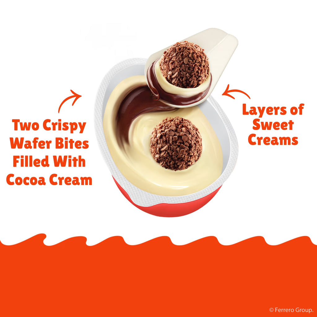 Kinder Joy Racing Egg, Treat Plus Toy, Sweet Cream and Crispy Chocolatey Wafer Bites, 0.7 oz