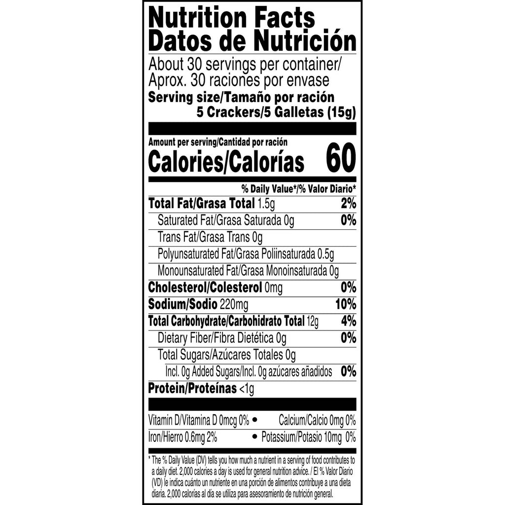 Kellogg's Krispy Original Saltine Crackers, Soup Crackers, 16 oz