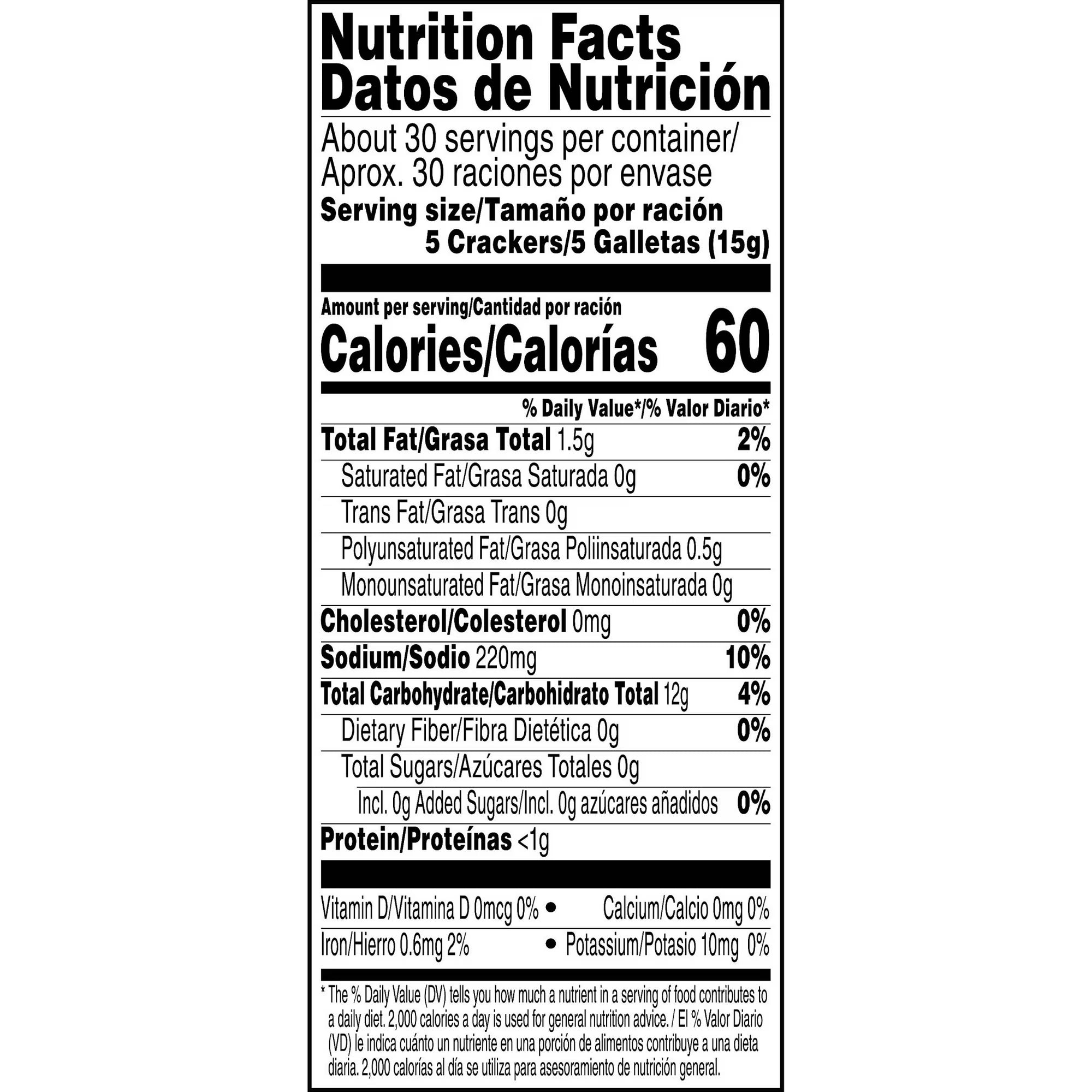 Kellogg's Krispy Original Saltine Crackers, Soup Crackers, 16 oz