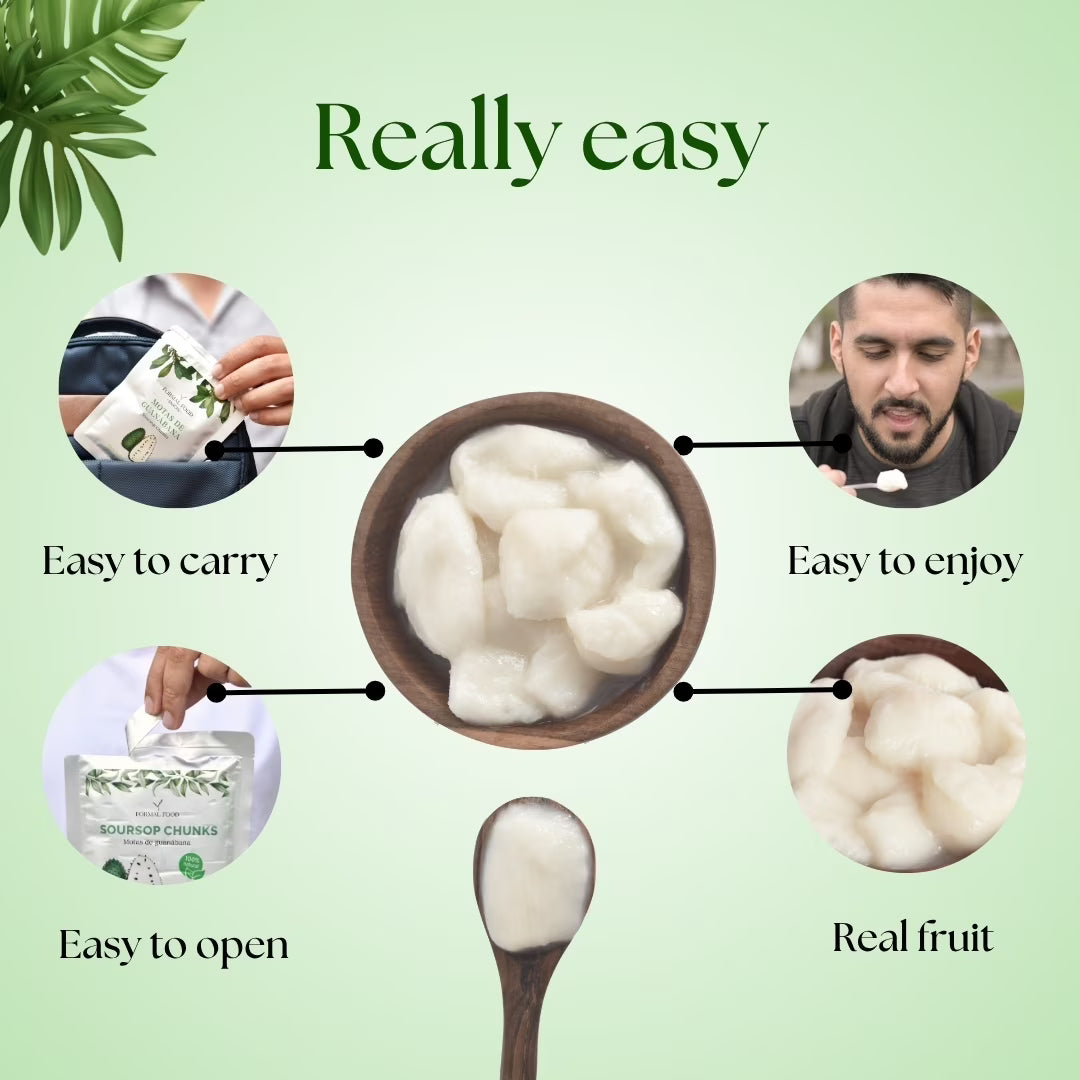 Formal Food Soursop (Guanabana) Fruit 100% Natural, No Added Sugar, No Preservatives, 1 pack, 8.82 oz