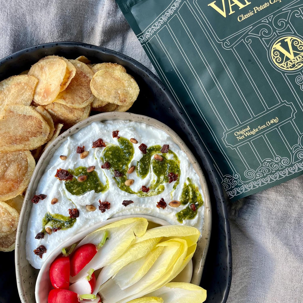 Vandy Crisps Potato Chips - Vegetable & Seed Oil Free Snacks - Gluten Free Potato Chip - Healthy Chips Made with Potatoes, Grass-Fed Beef Tallow, and Sea Salt - 2 Pack, 5 Ounce Each (Original)