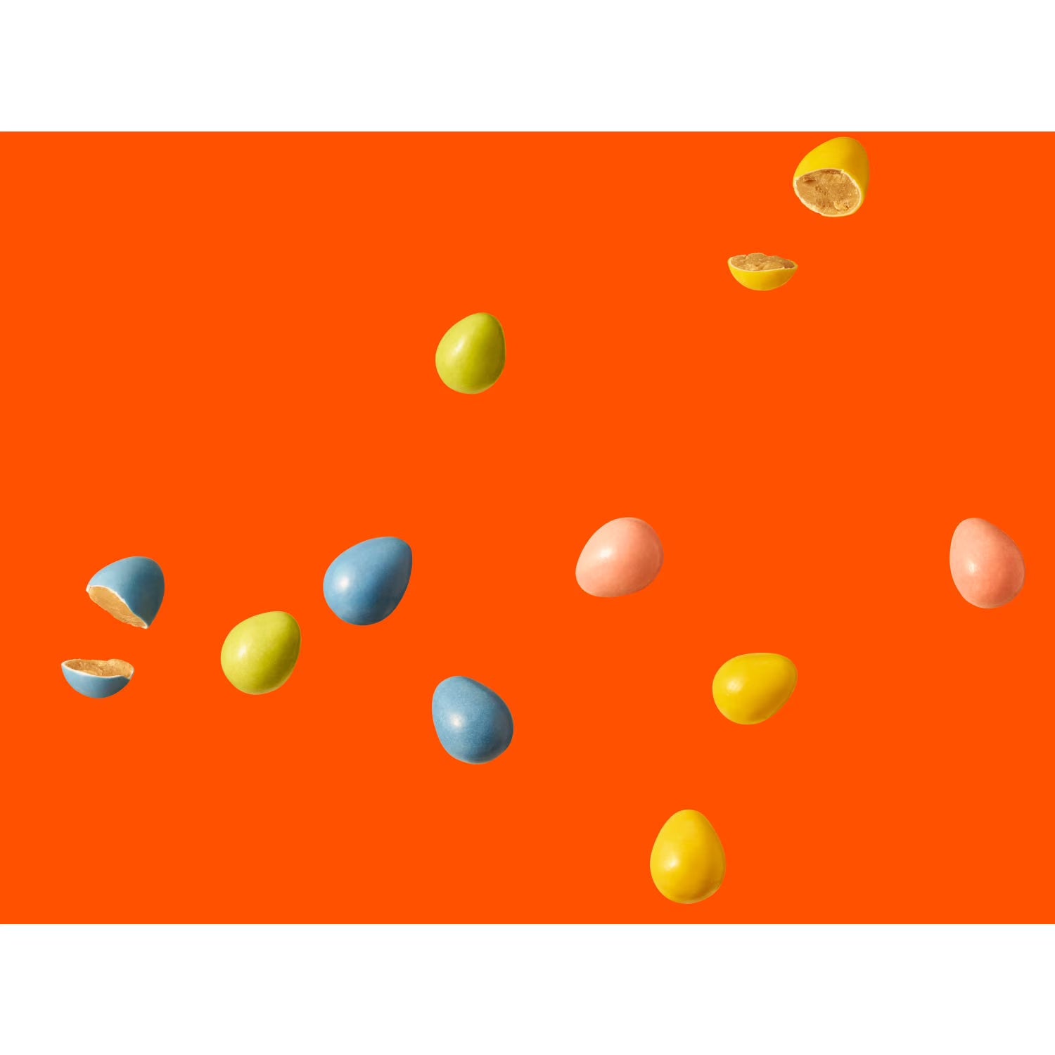REESE'S PIECES Peanut Butter in a Crunchy Shell Eggs, Easter Candy Bag, 10.8 oz