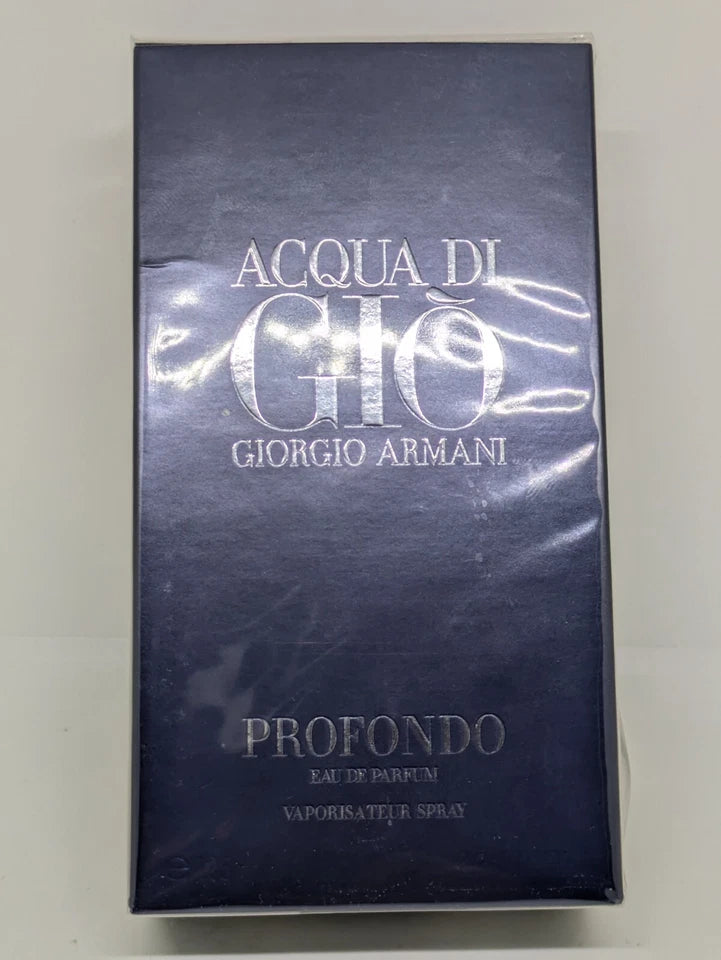 Acqua Di Gio Profondo by Giorgio Armani 4.2 oz Parfum Cologne for Men New In Box